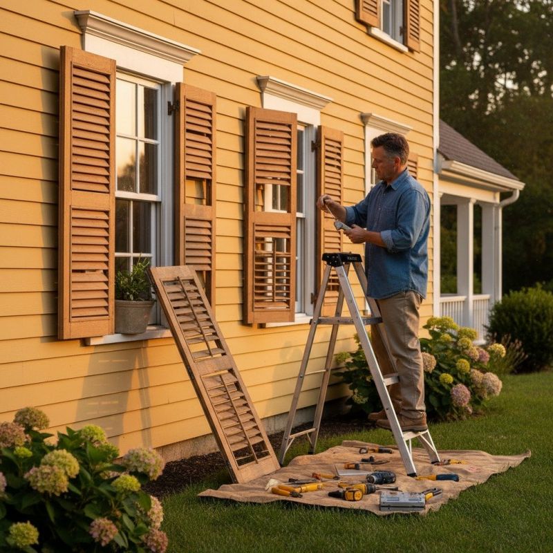 Shutter Latch Replacement in Alpharetta, GA