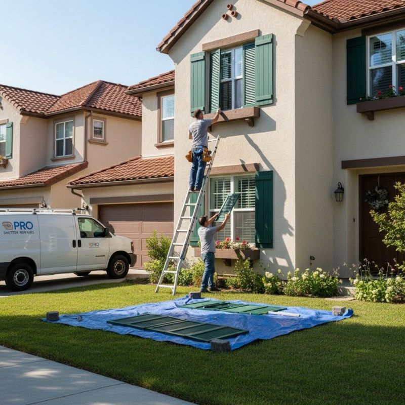 Shutter Reattachment in Alpharetta, GA
