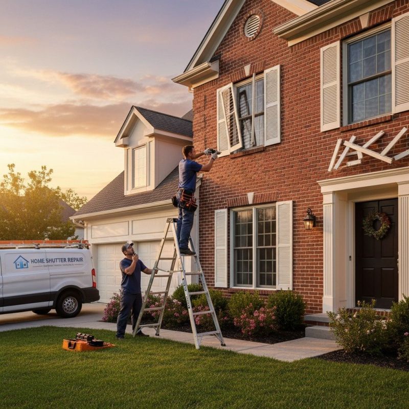 Shutter Reattachment in Littleton, CO