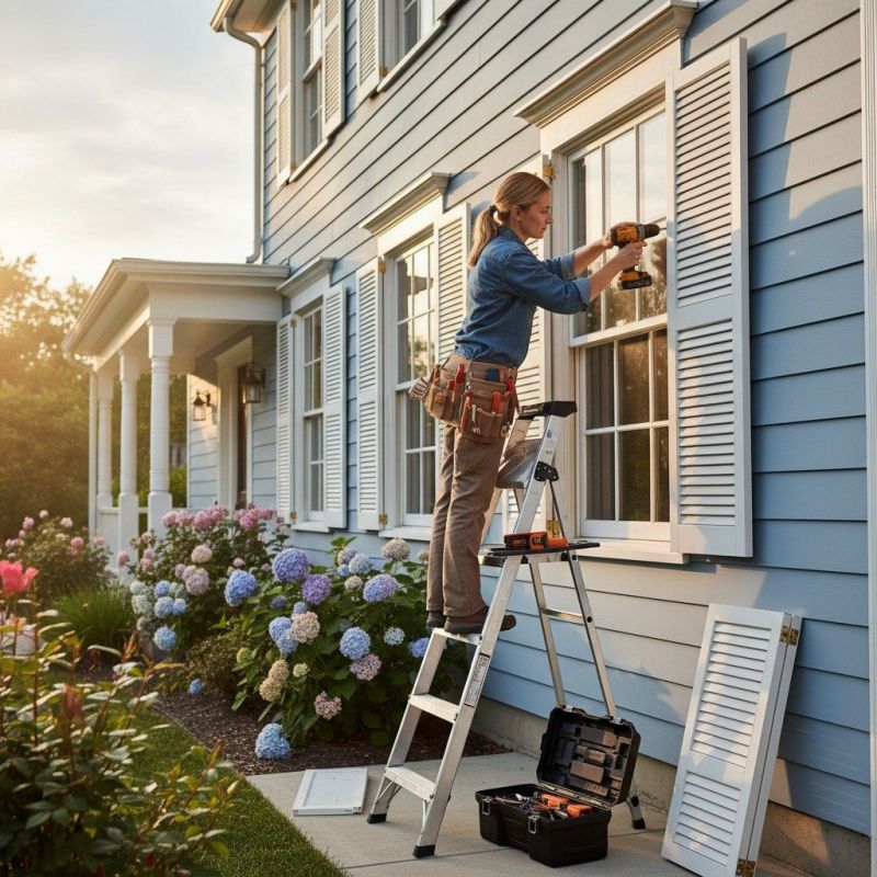 Shutter Reattachment in Overland Park, KS
